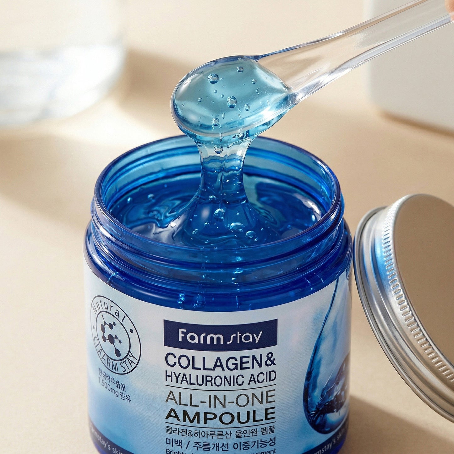 Farmstay – Collagen&Hyaluronic Acid All-In One Ampoule, 250ml