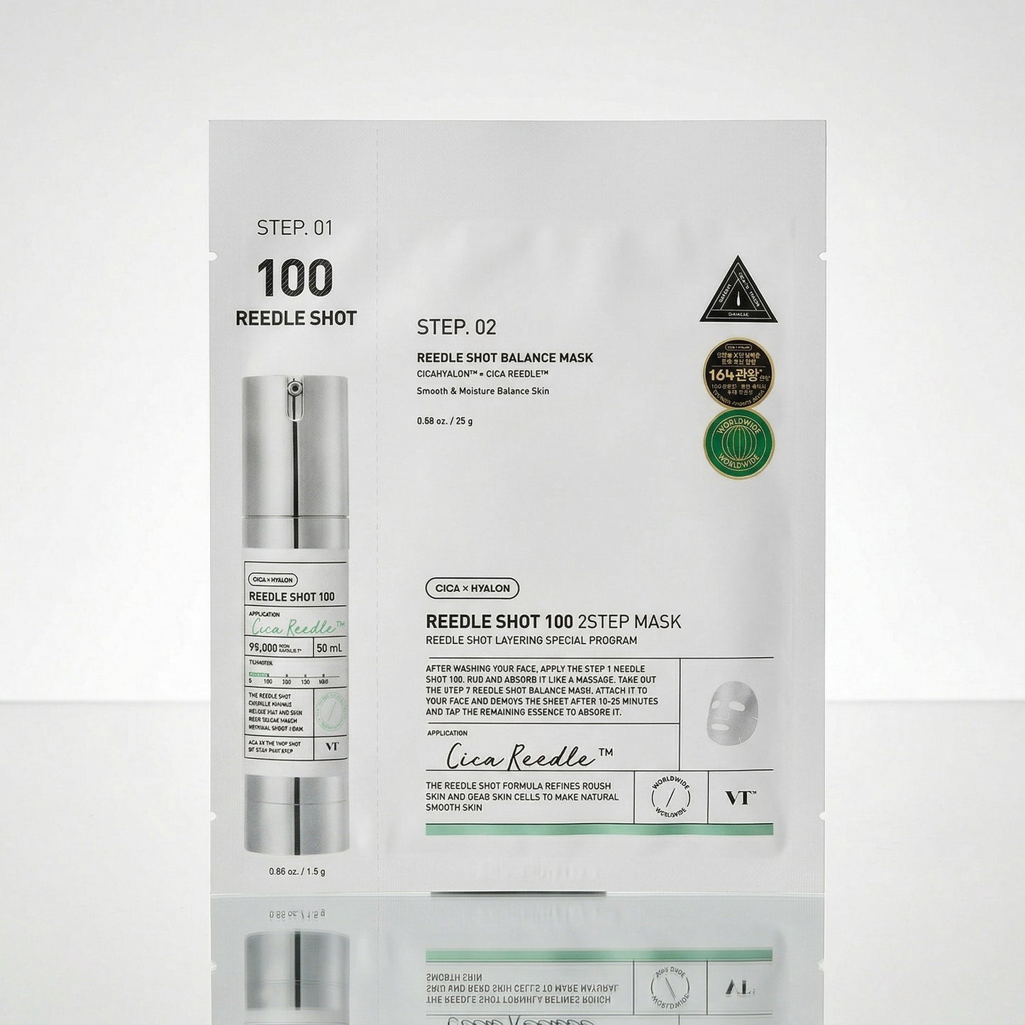 VT Cosmetics – Reedle Shot 100 2-Step Mask – 1pc