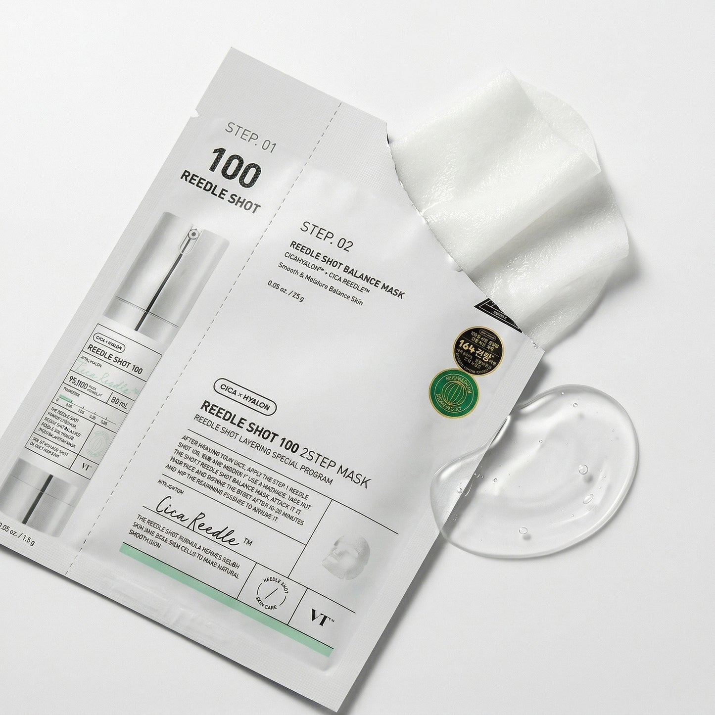 VT Cosmetics – Reedle Shot 100 2-Step Mask – 1pc