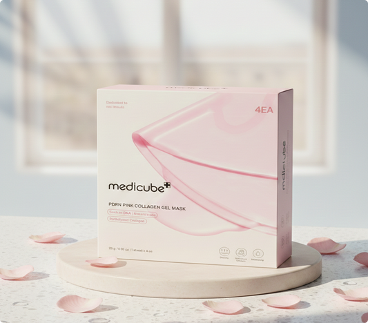 Medicube – PDRN Pink Collagen Gel Mask, 28gr x 4pcs