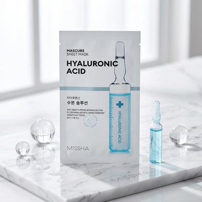 MISSHA – Mascure Solution Sheet Mask, Hyaluronic Acid, 28ml