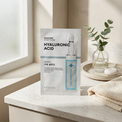 MISSHA – Mascure Solution Sheet Mask, Hyaluronic Acid, 28ml