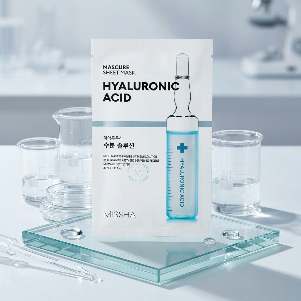 MISSHA – Mascure Solution Sheet Mask, Hyaluronic Acid, 28ml