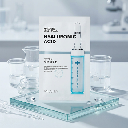 MISSHA – Mascure Solution Sheet Mask, Hyaluronic Acid, 28ml