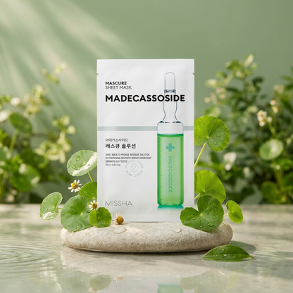 MISSHA – Mascure Solution Sheet Mask, Madecassoside, 28ml