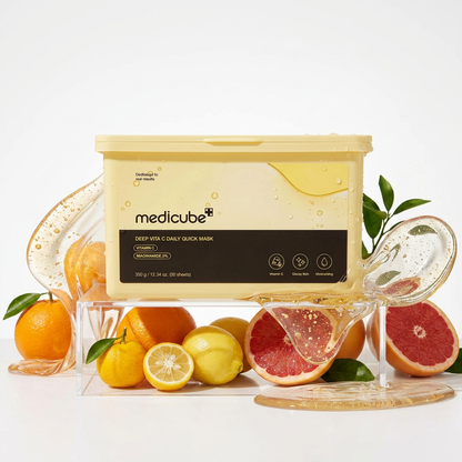 Medicube – Deep Vita C Daily Quick Mask, 30 sheets