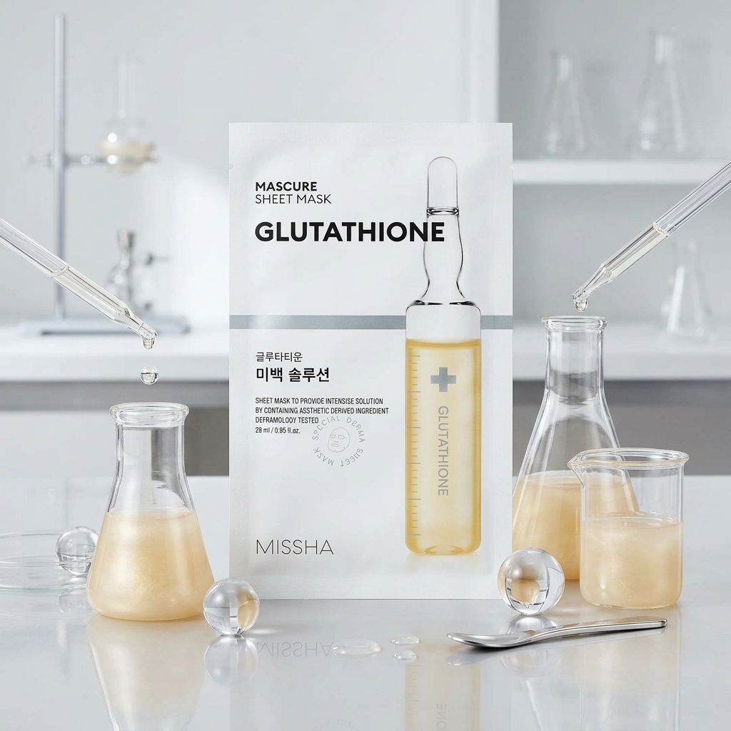 MISSHA – Mascure Solution Sheet Mask, Glutathione, 28ml