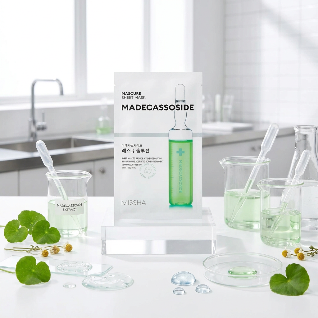 MISSHA – Mascure Solution Sheet Mask, Madecassoside, 28ml
