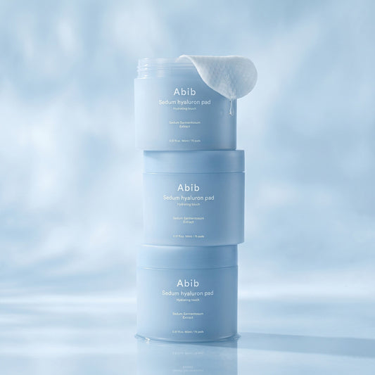 Abib – Sedum Hyaluron Pad Hydrating Touch, 75pads