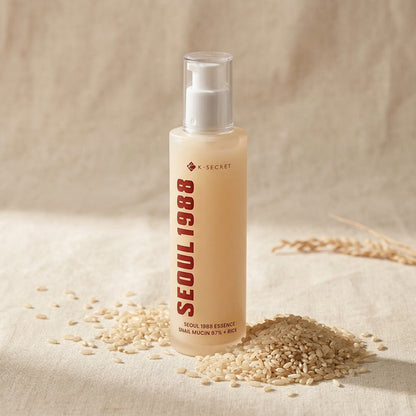 K-SECRET – SEOUL 1988 Essence: Snail Mucin 97% + Rice, 100m