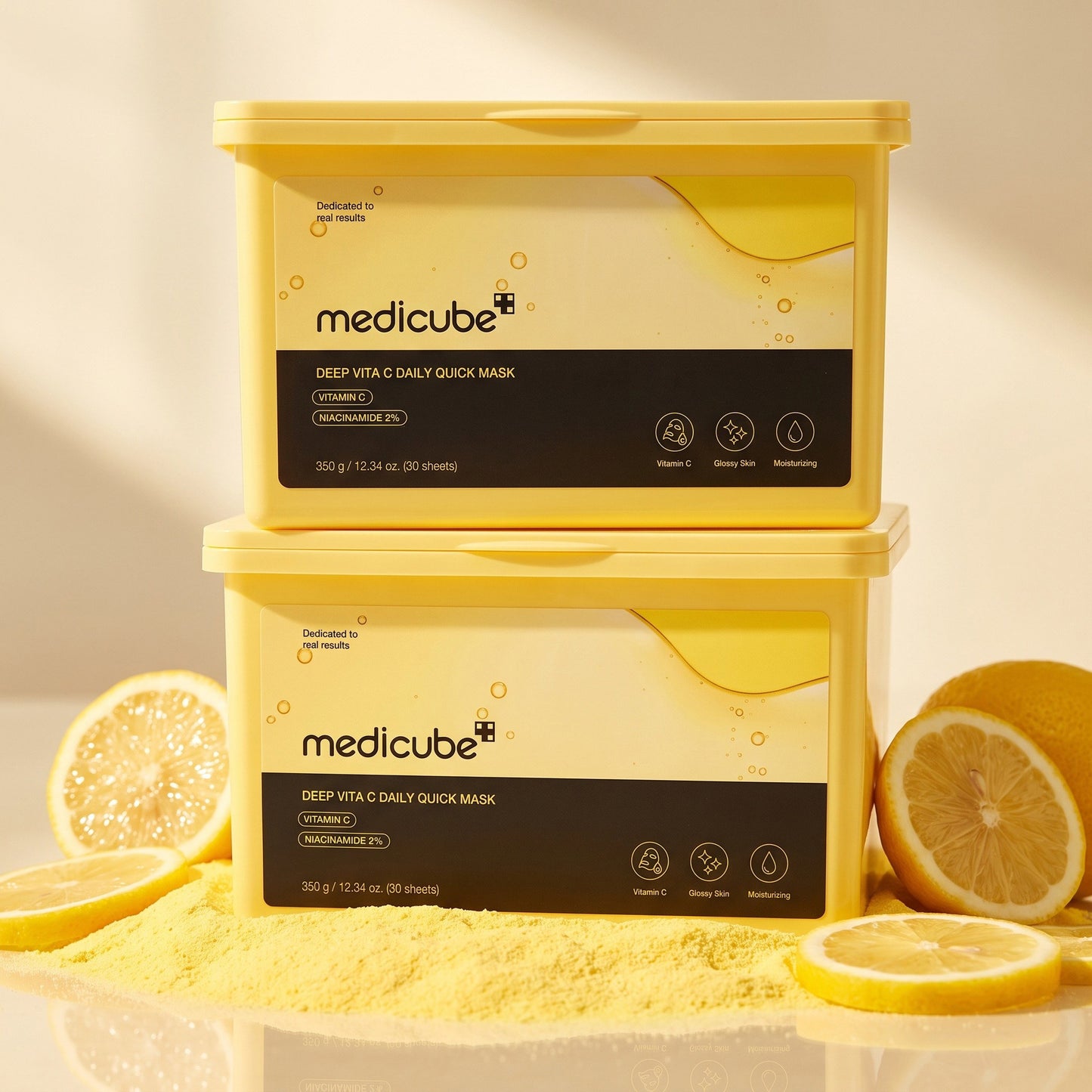 Medicube – Deep Vita C Daily Quick Mask, 30 sheets