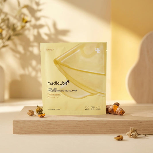Medicube – Kojic Acid Turmeric Brightening Gel Mask, 28g 1pc