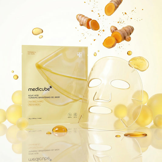 Medicube – Kojic Acid Turmeric Brightening Gel Mask, 28g 1pc