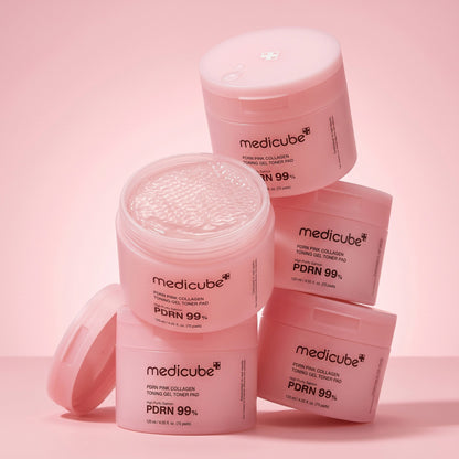 Medicube – PDRN Pink Collagen Toning Gel Toner Pad, 120ml (70pcs)