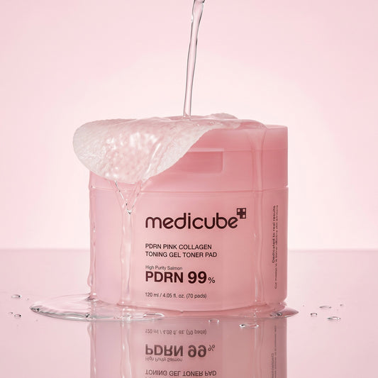 Medicube – PDRN Pink Collagen Toning Gel Toner Pad, 120ml (70pcs)
