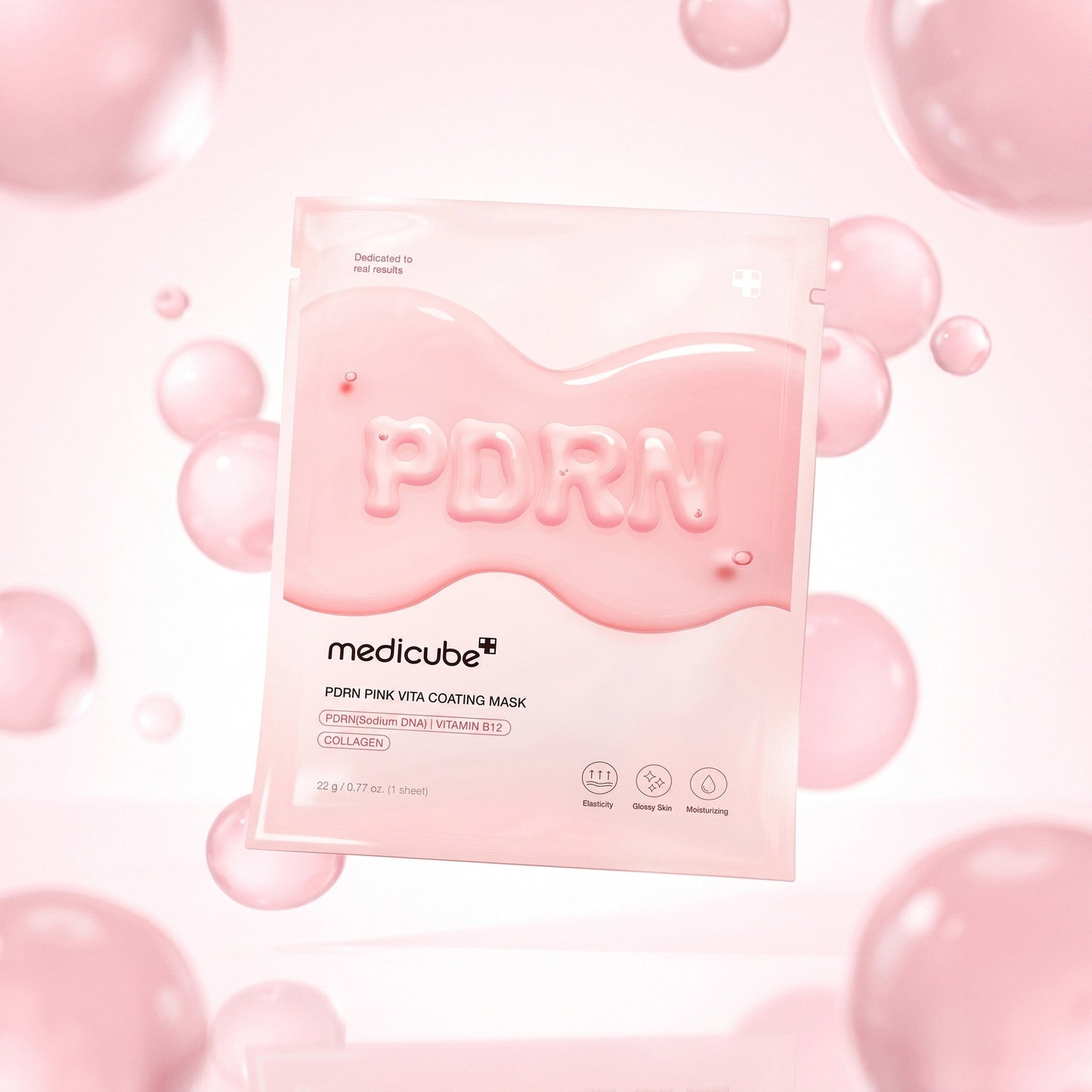 Medicube – PDRN Pink Vita Coating Mask, 22g, 1 piece