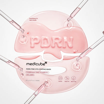 Medicube – PDRN Pink Vita Coating Mask, 22g, 1 piece