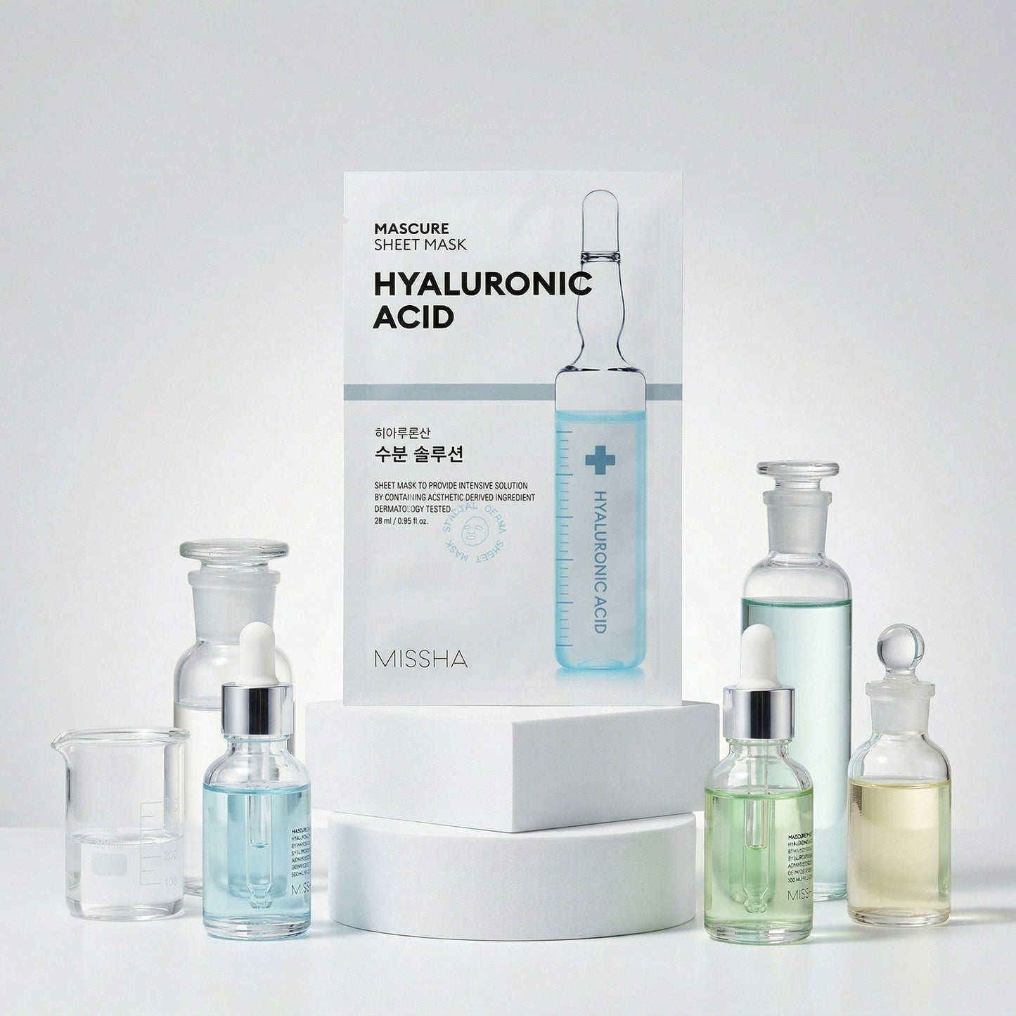 MISSHA – Mascure Solution Sheet Mask, Hyaluronic Acid, 28ml