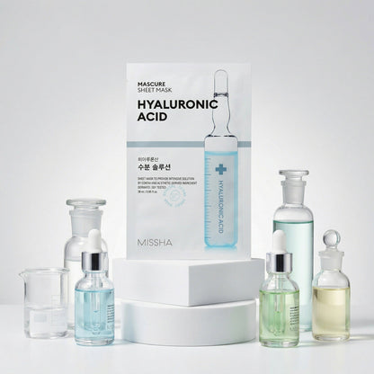 MISSHA – Mascure Solution Sheet Mask, Hyaluronic Acid, 28ml