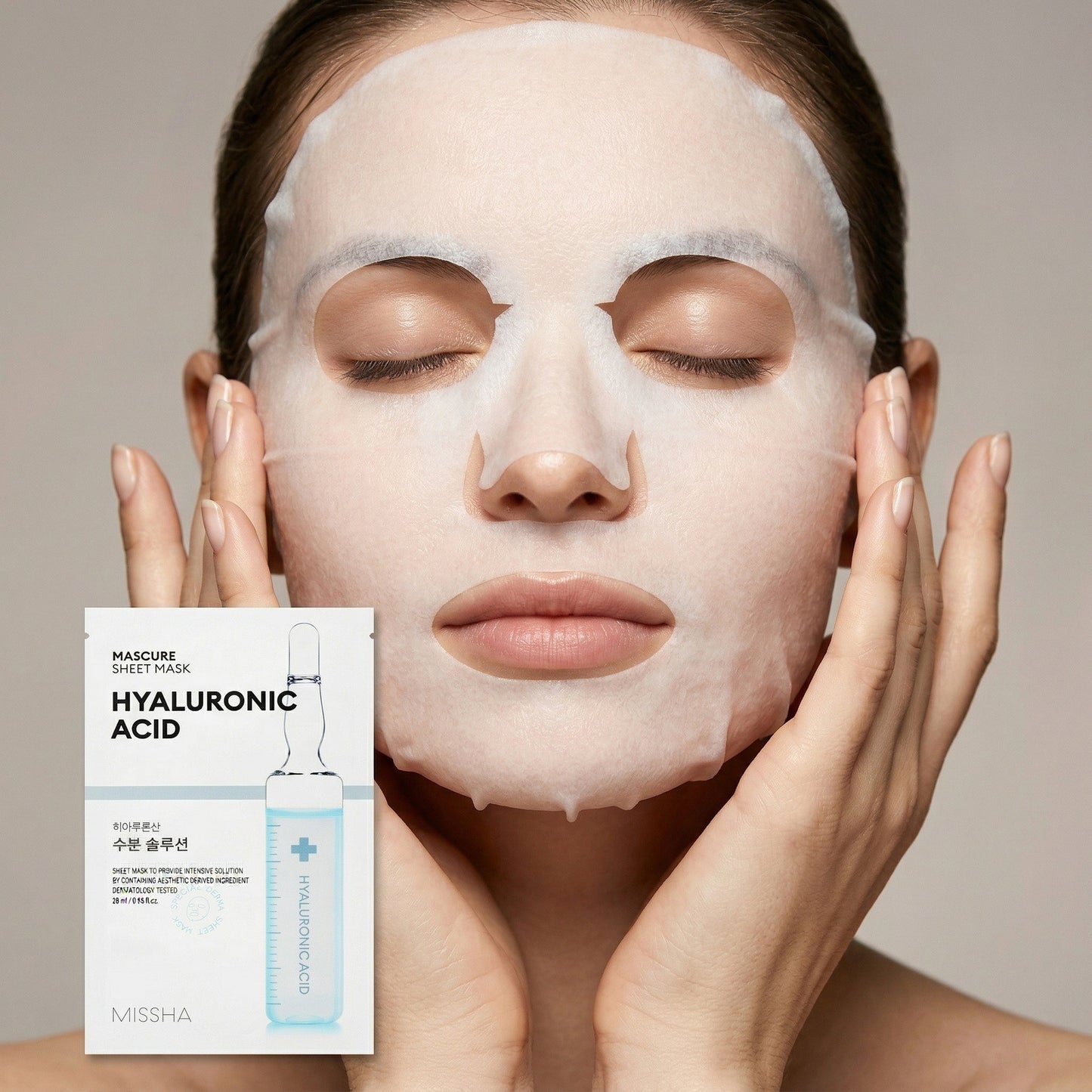 MISSHA – Mascure Solution Sheet Mask, Hyaluronic Acid, 28ml