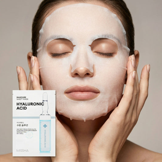 MISSHA – Mascure Solution Sheet Mask, Hyaluronic Acid, 28ml