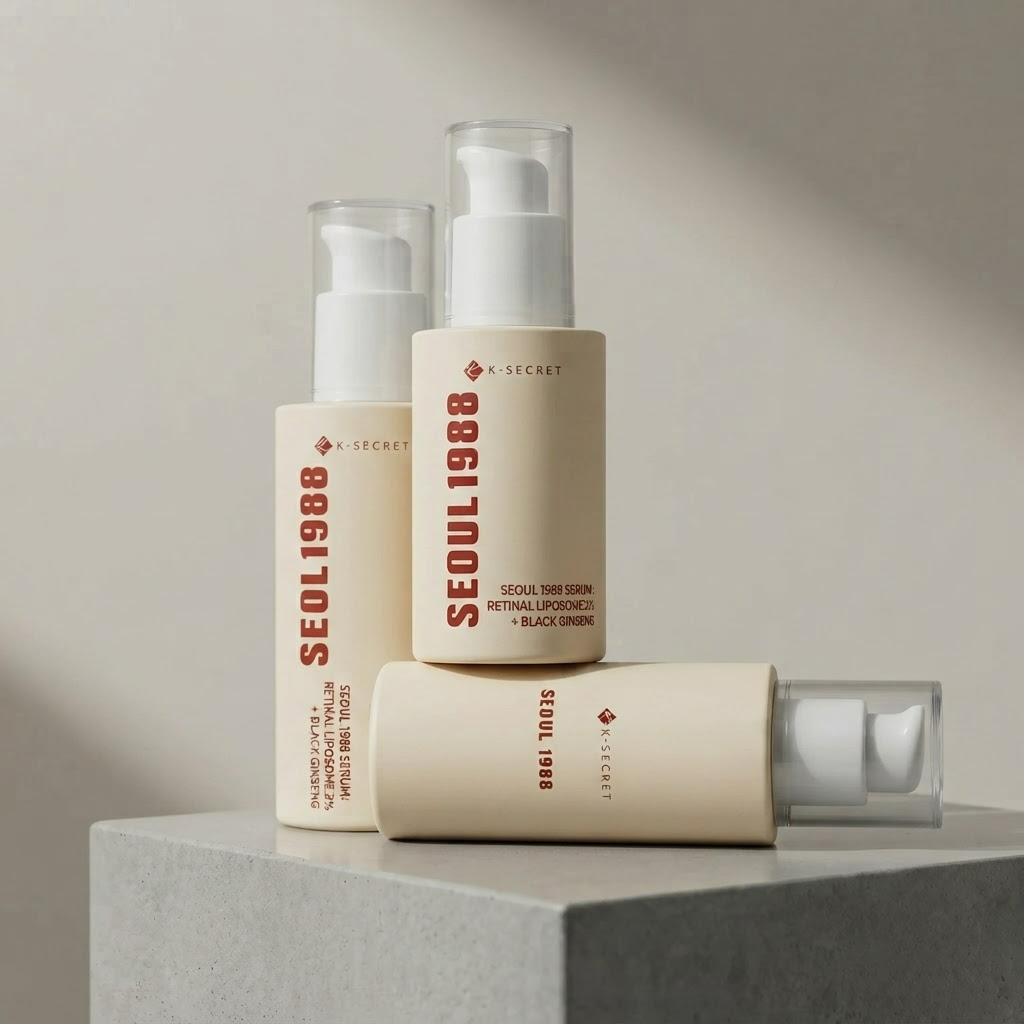 K-SECRET – SEOUL 1988 Serum: Retinal Liposome 2% + Black Ginseng, 30ml