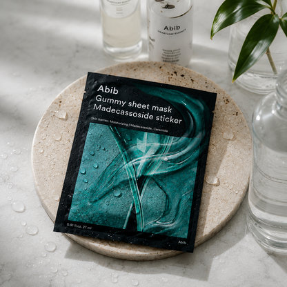 ABIB – Gummy Sheet Mask Madecassoside Sticker, 27ml