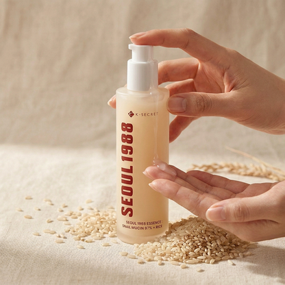 K-SECRET – SEOUL 1988 Essence: Snail Mucin 97% + Rice, 100m