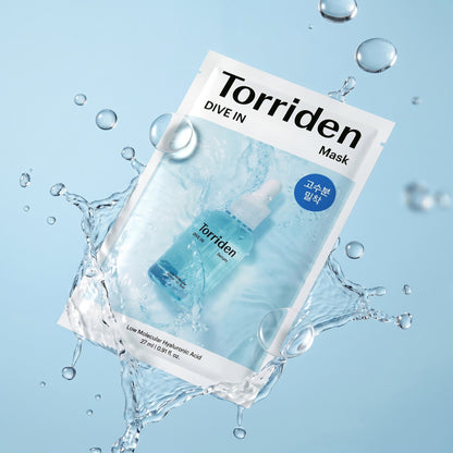 Torriden – Dive-in Low Molecular Hyaluronic Acid Mask, 1 sheet